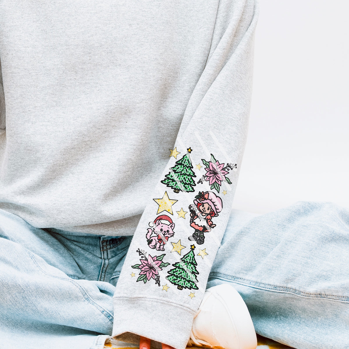 Strawberry snowglobe SLEEVE (ss/renewed) 114473 DTF transfer