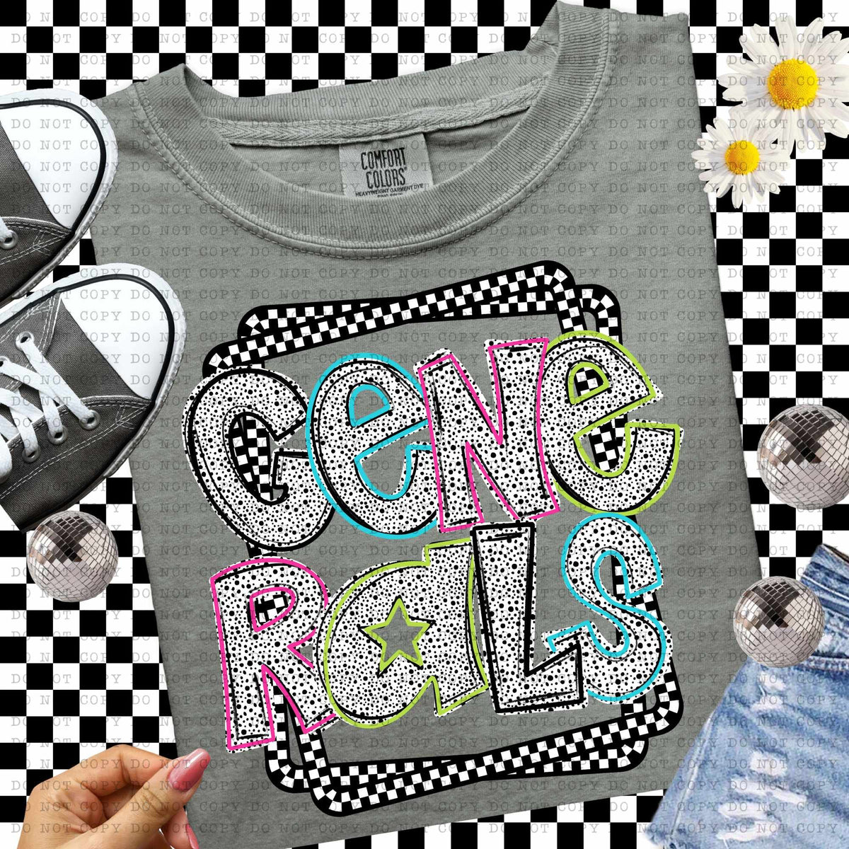 Generals Dalmatian filled mascots (ECHT) 55129 DTF transfer