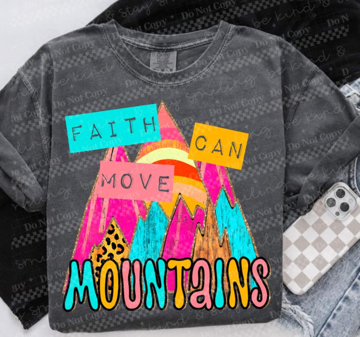 Faith can move mountains (CMLD) 116704  DTF TRANSFER