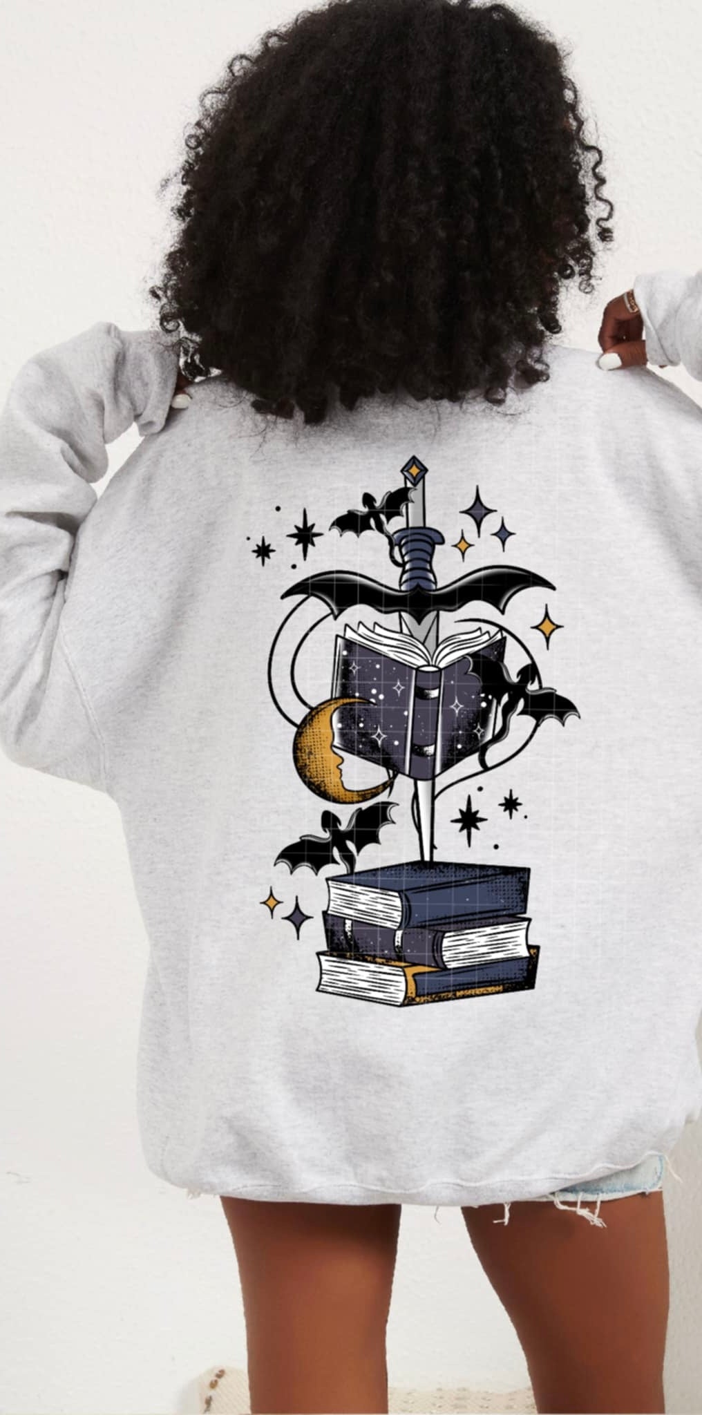 Fantasy book BACK (CSC) 91174 DTF transfer