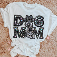 Malamute Dog mom rhinestone 49095 DTF transfer