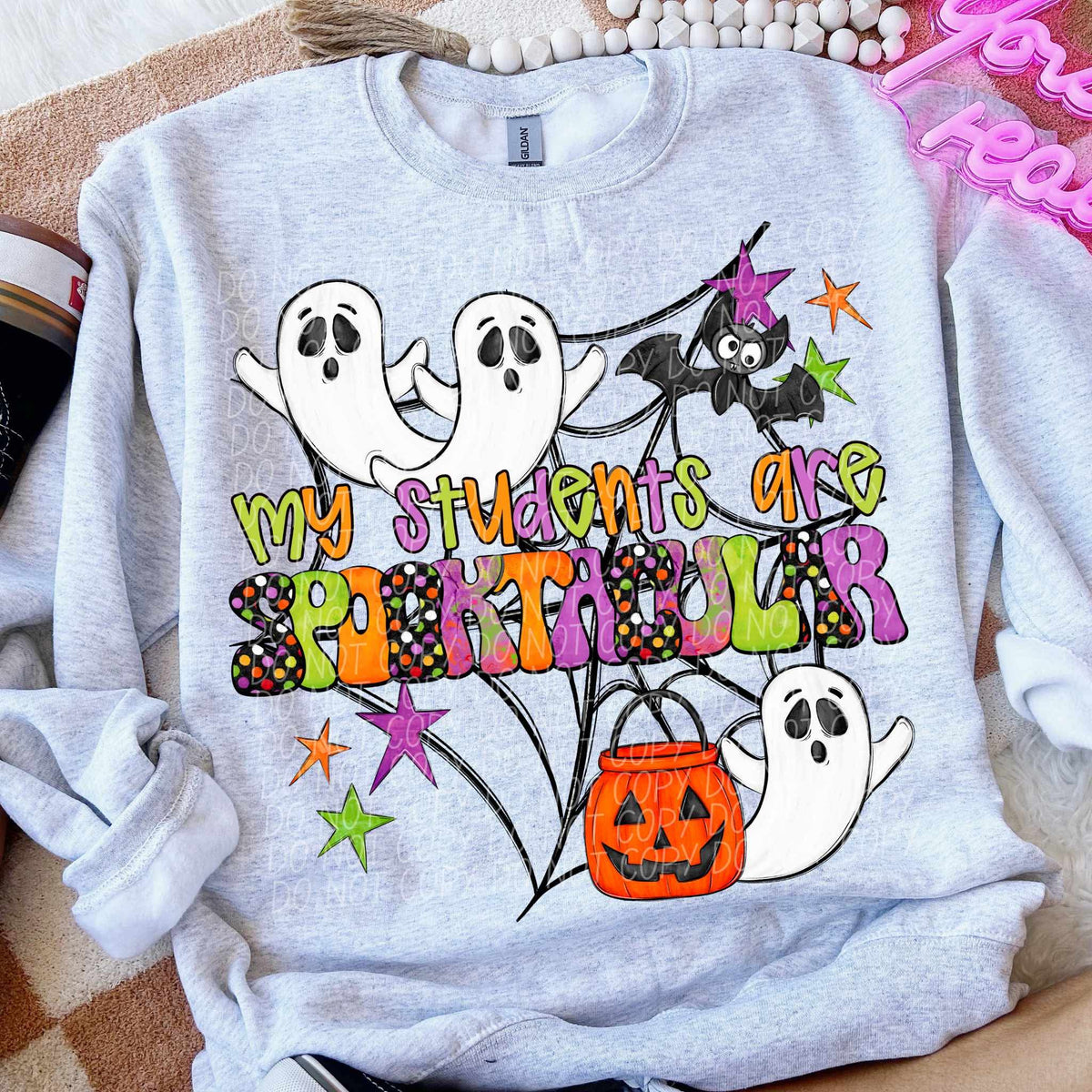 My students are Spooktacular (city) DTF transfer