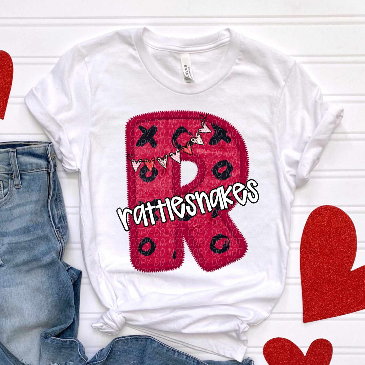 R rattlesnakes valentine (CITY) 79012 DTF transfer