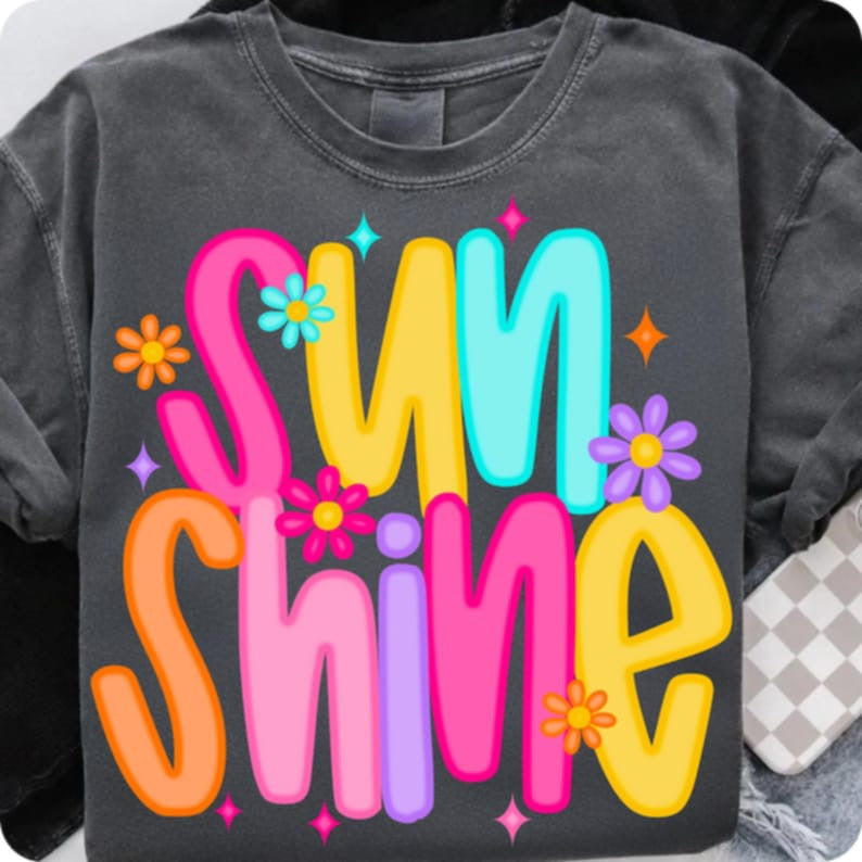 Sunshine colorful 107551 DTF transfer