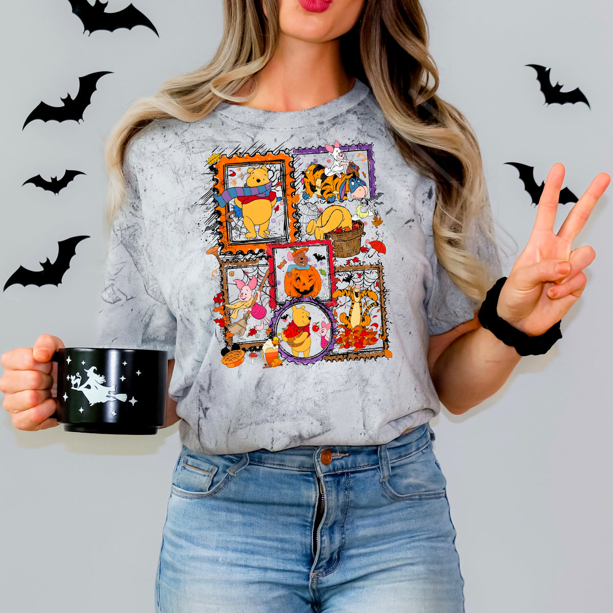 Fall Bear and friends frames 111796 DTF transfer