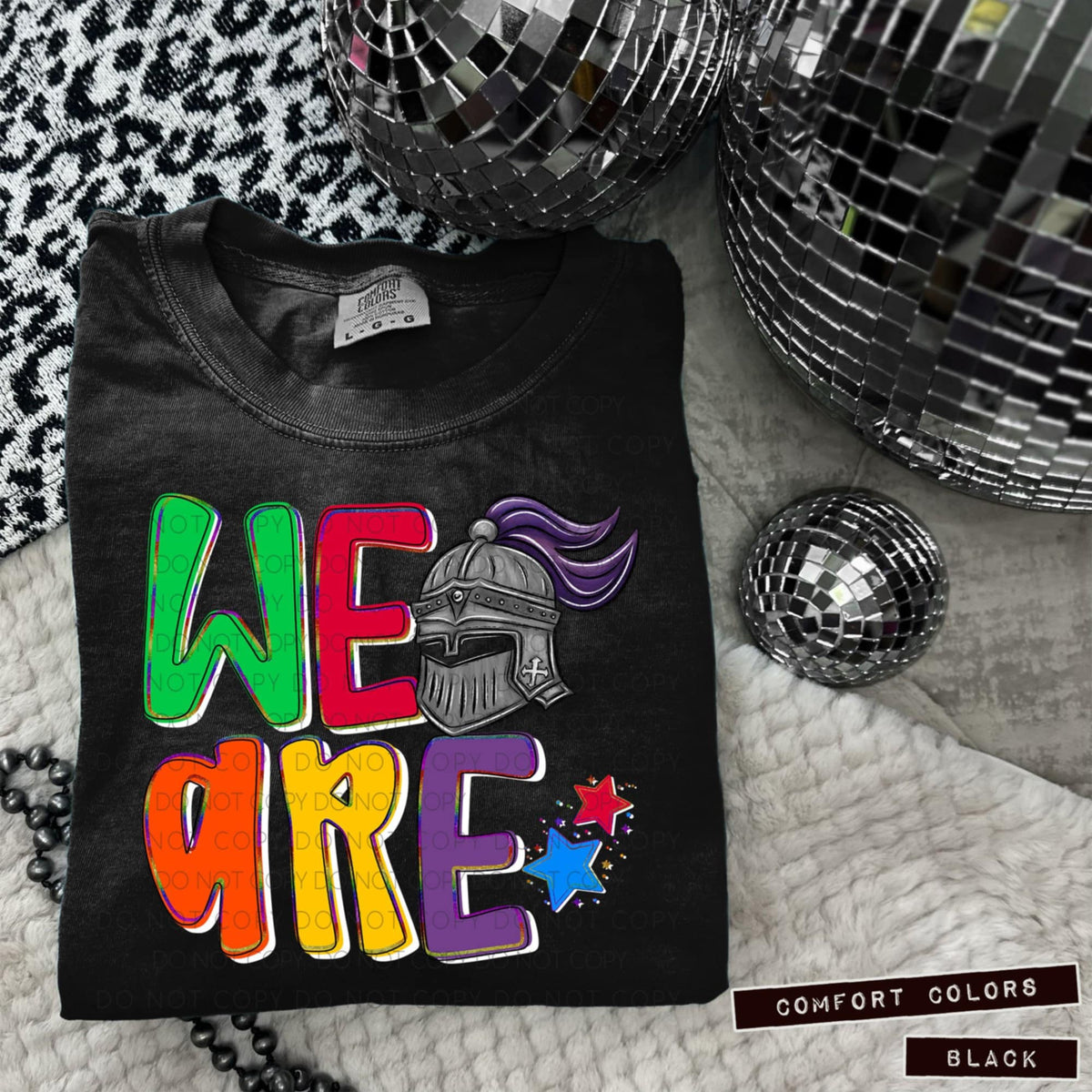 We are knights purple (Caplinger) 100849 DTF transfer