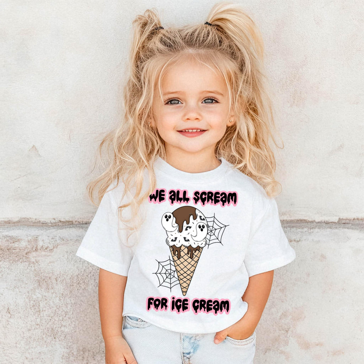 We all scream for ice cream GIRL (CMD) 96150 DTF transfer