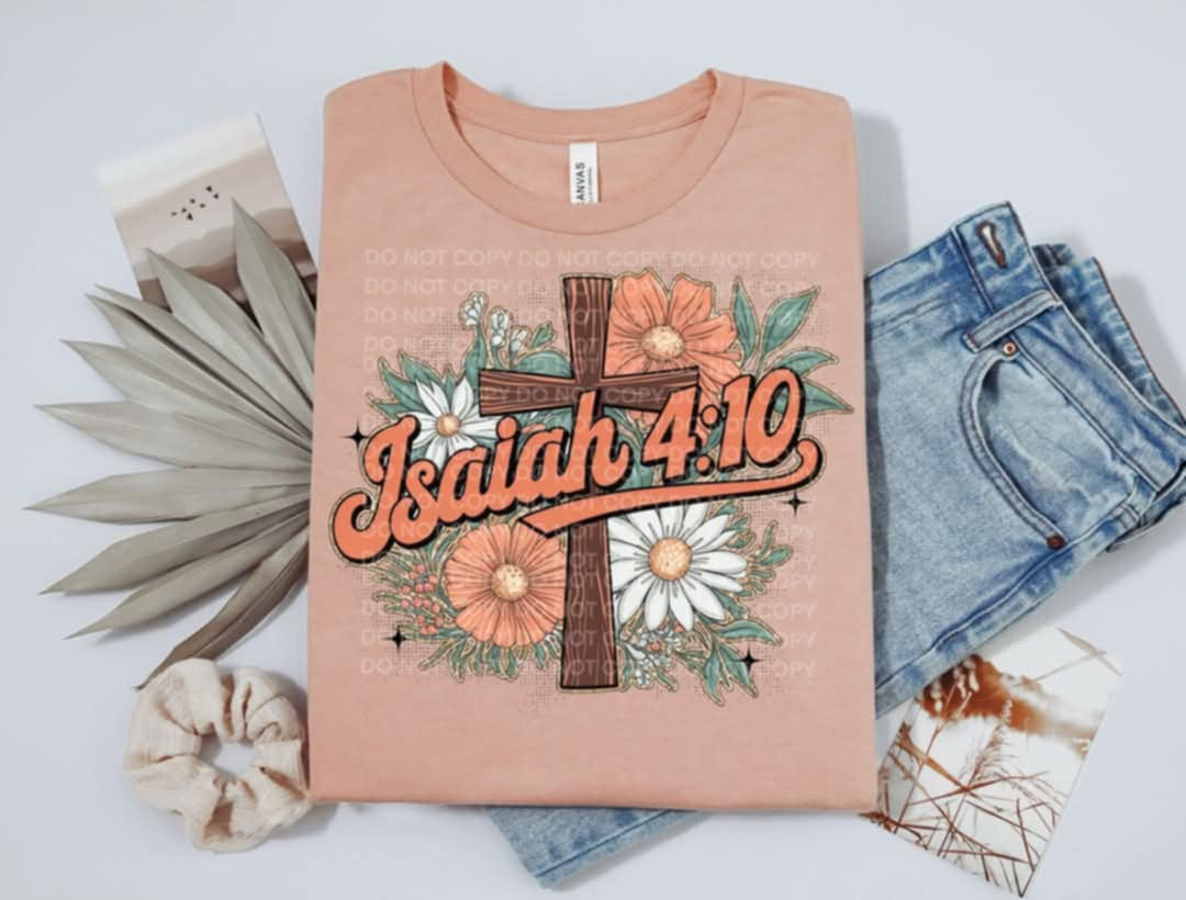 Isaiah 4:10 cross (SCG) 92449 DTF transfer