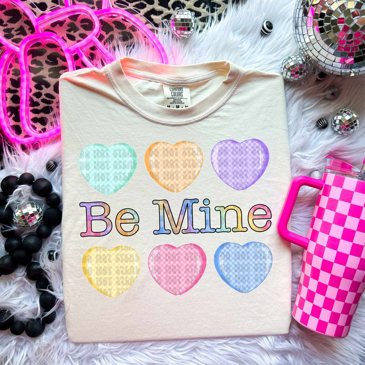 Be mine candy hearts  (LANE) 84192 DTF transfer