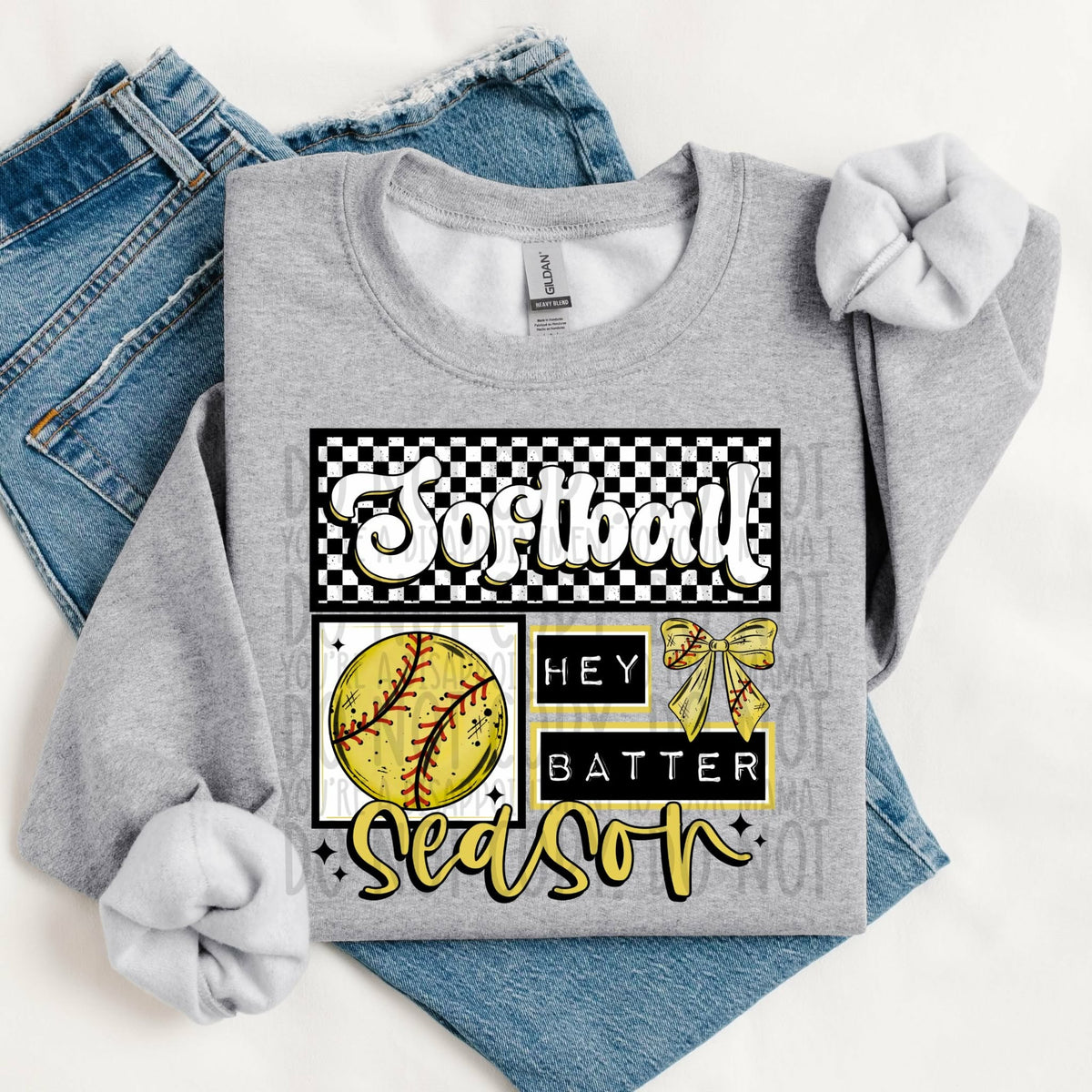 Softball season collage (SWD) DTF transfer