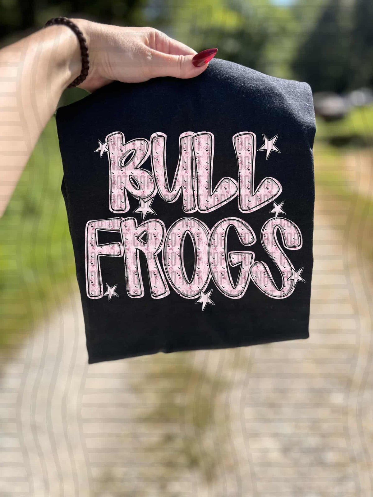 Bullfrogs Mascot ghost (caplinger) DTF transfer