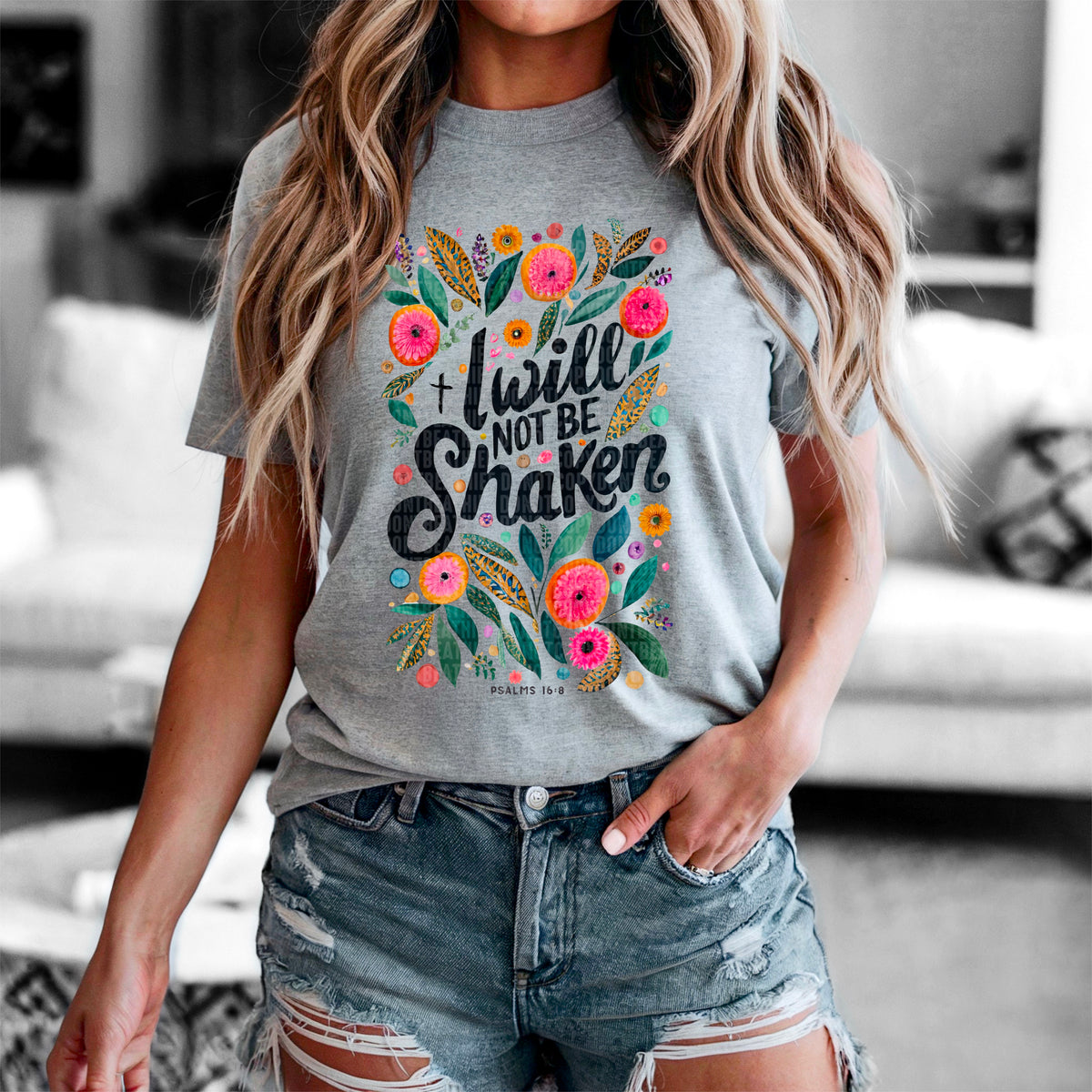 I will not be shaken 94996 DTF transfer