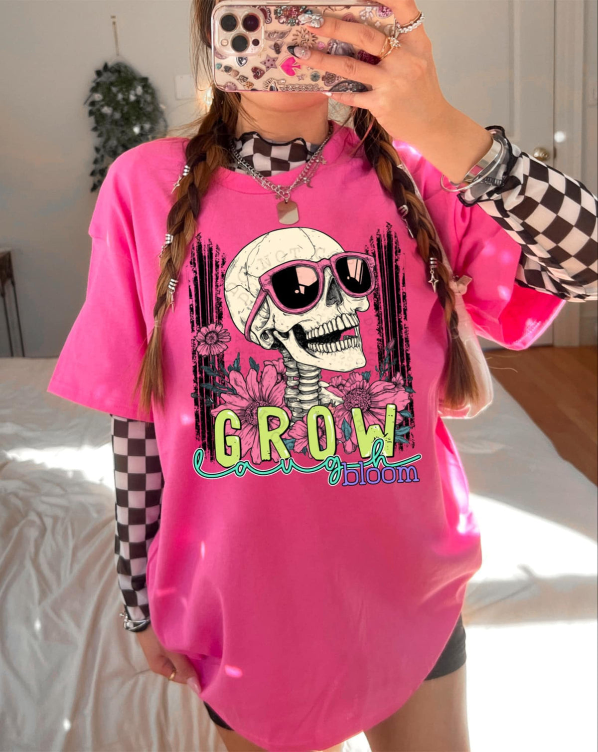 Grow laugh bloom (C’s) 95645 DTF transfer