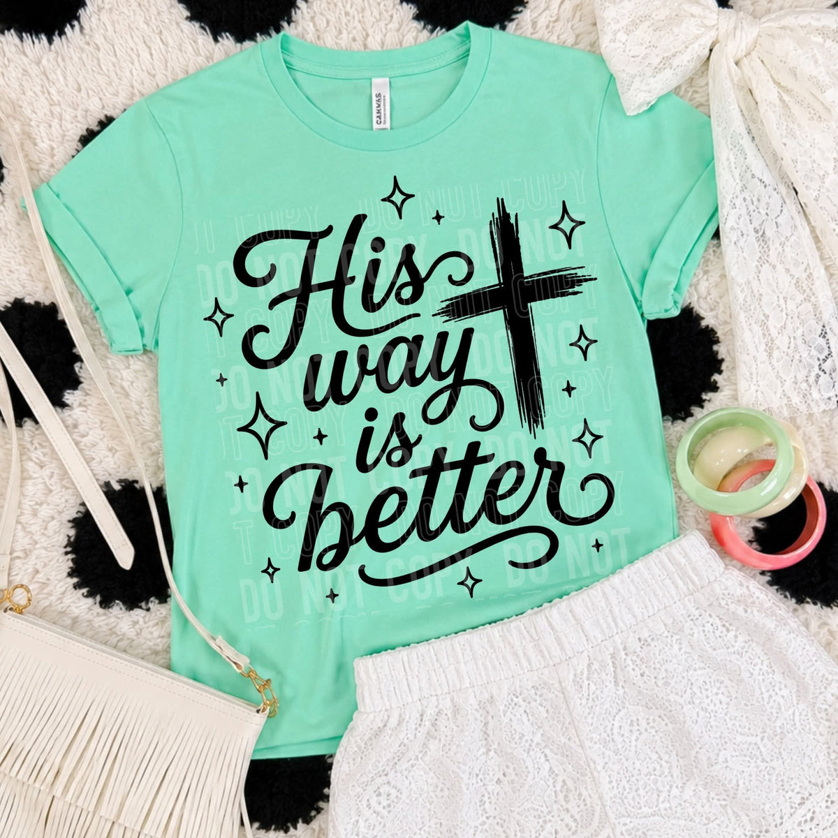 His way is better BLACK (SBB) DTF Transfer