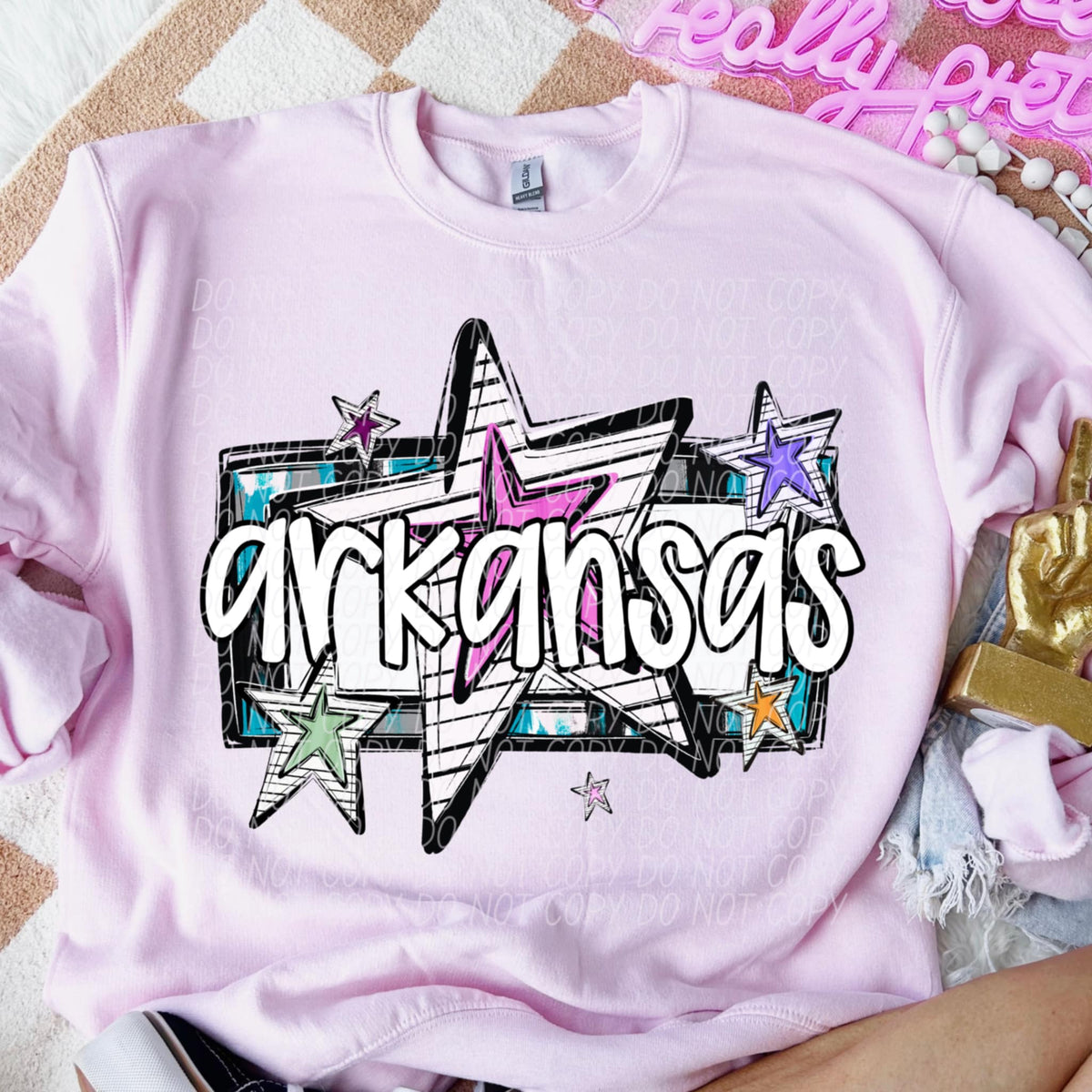 Arkansas stars (CITY) 85378 DTF transfer