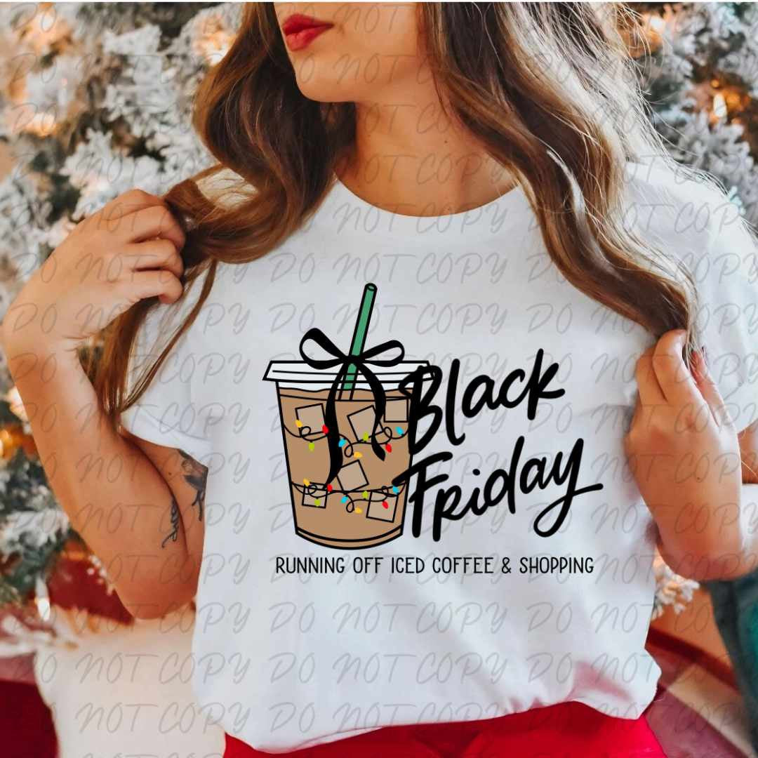 Black Friday iced coffee (vintage) 67386 DTF transfer