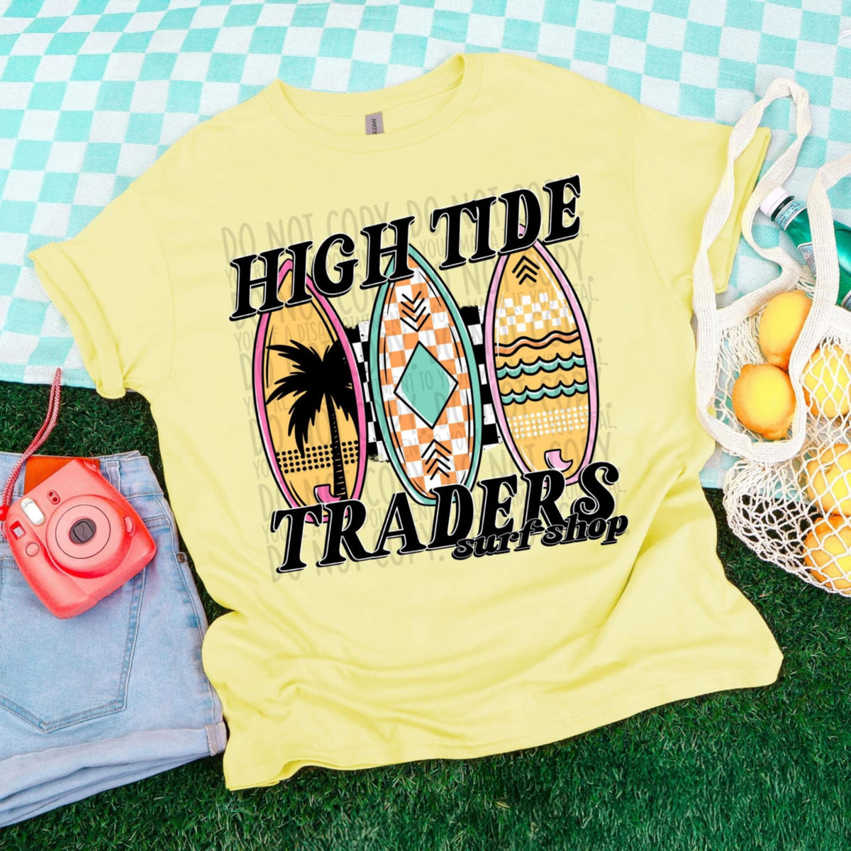 High tide traders surf boards 98670 DTF transfer