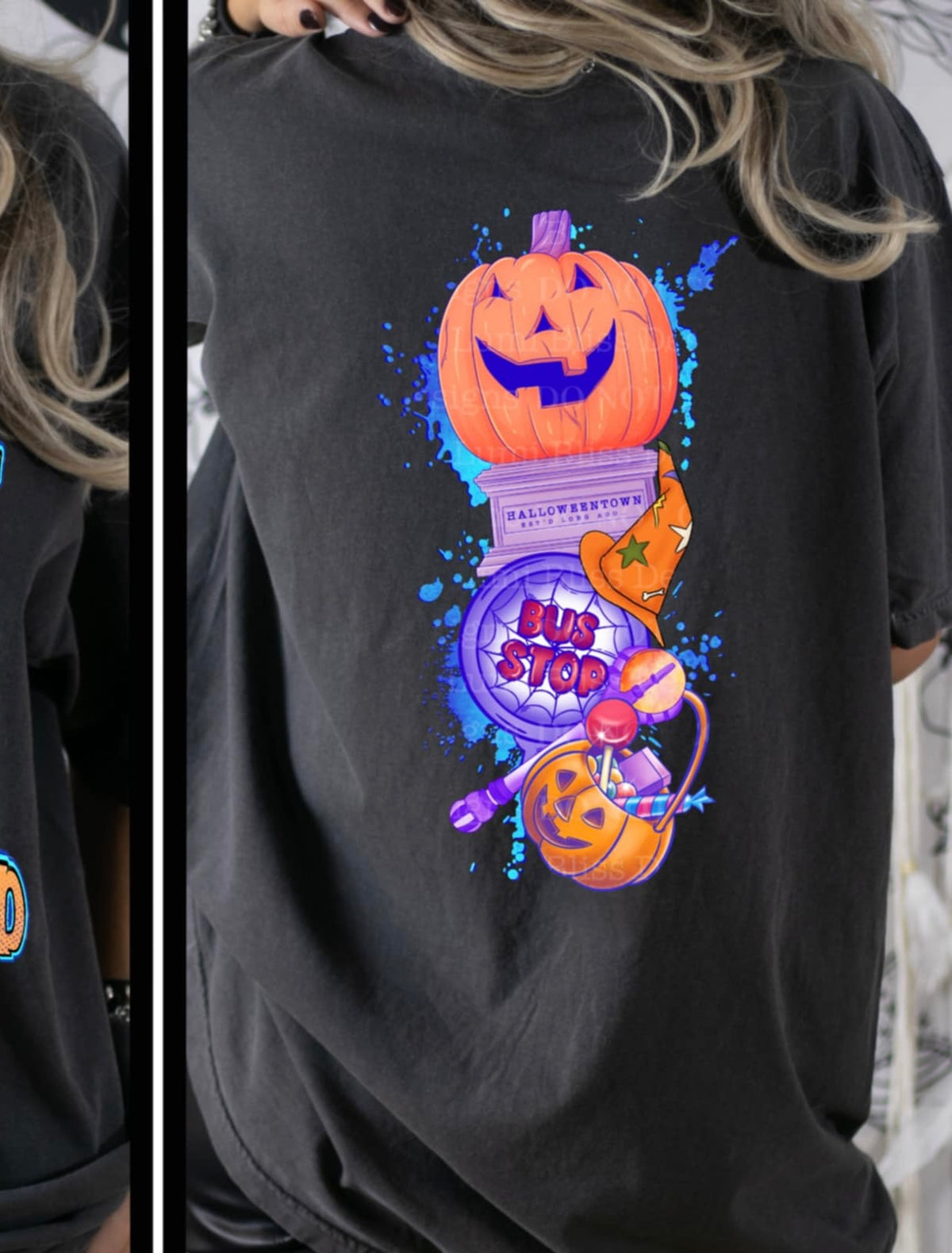 Vastly Overrated back (lumi) DTF transfer