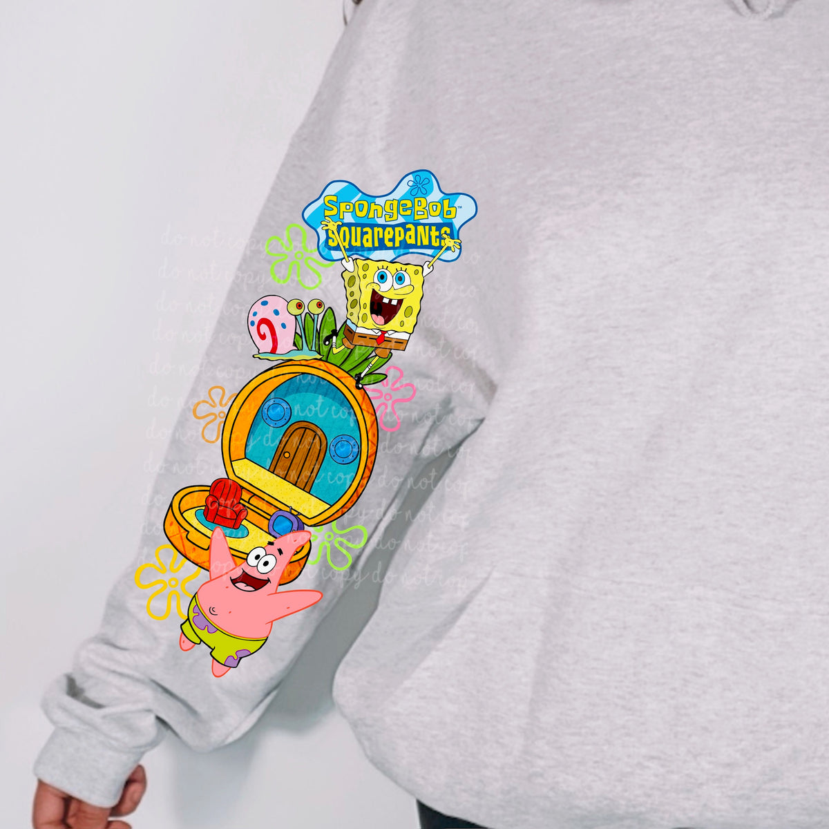 Under the Sea Polly style SLEEVE 115434 DTF transfer