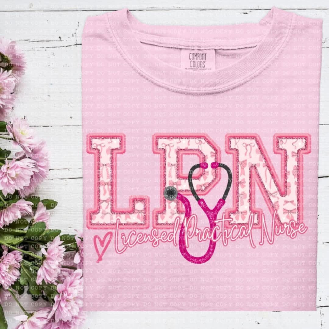 LPN licensed practical nurse coquette (ECHT) 93869 DTF transfer