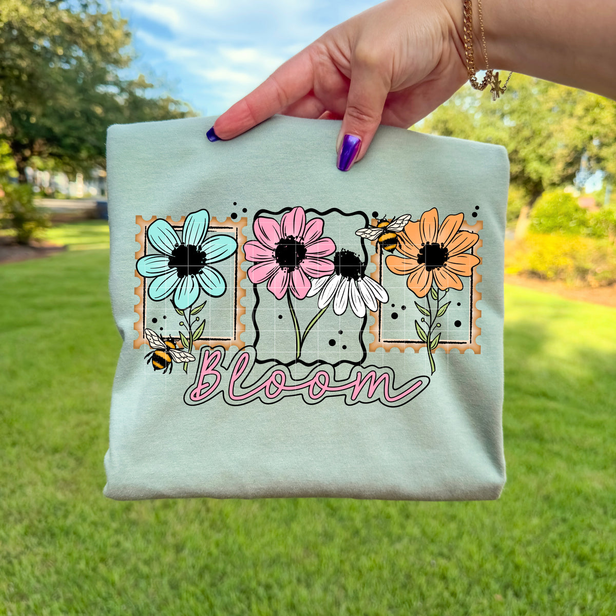 Bloom flower frames (CSC) DTF Transfer