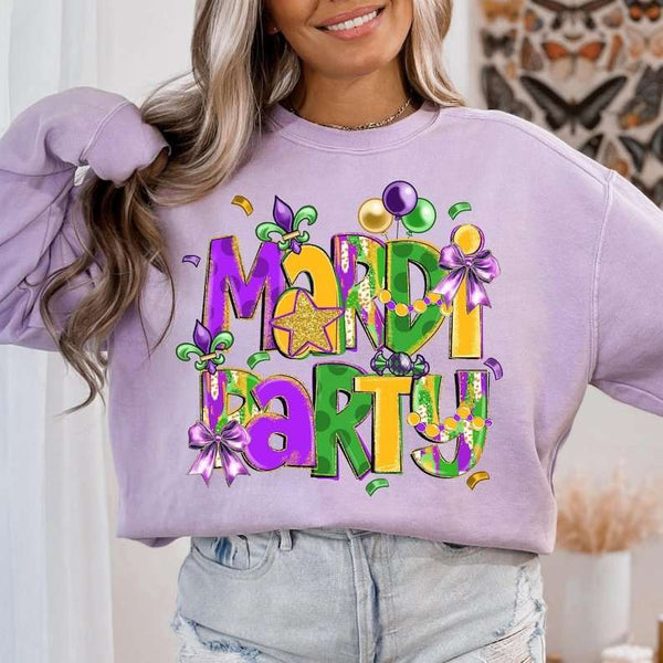 Mardi party 77679 DTF transfer