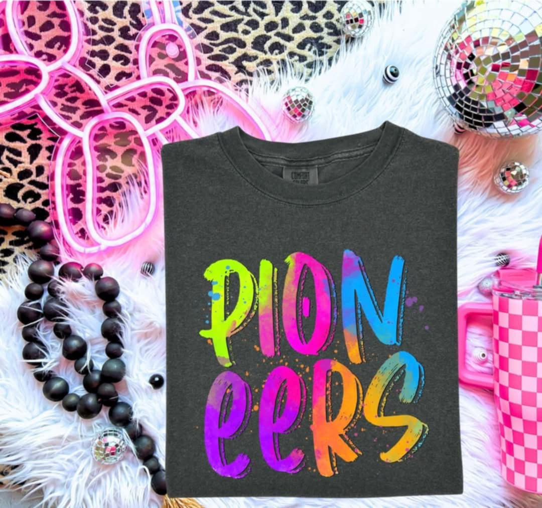 Pioneers Neon Splatter (S&G) 99991 DTF transfer