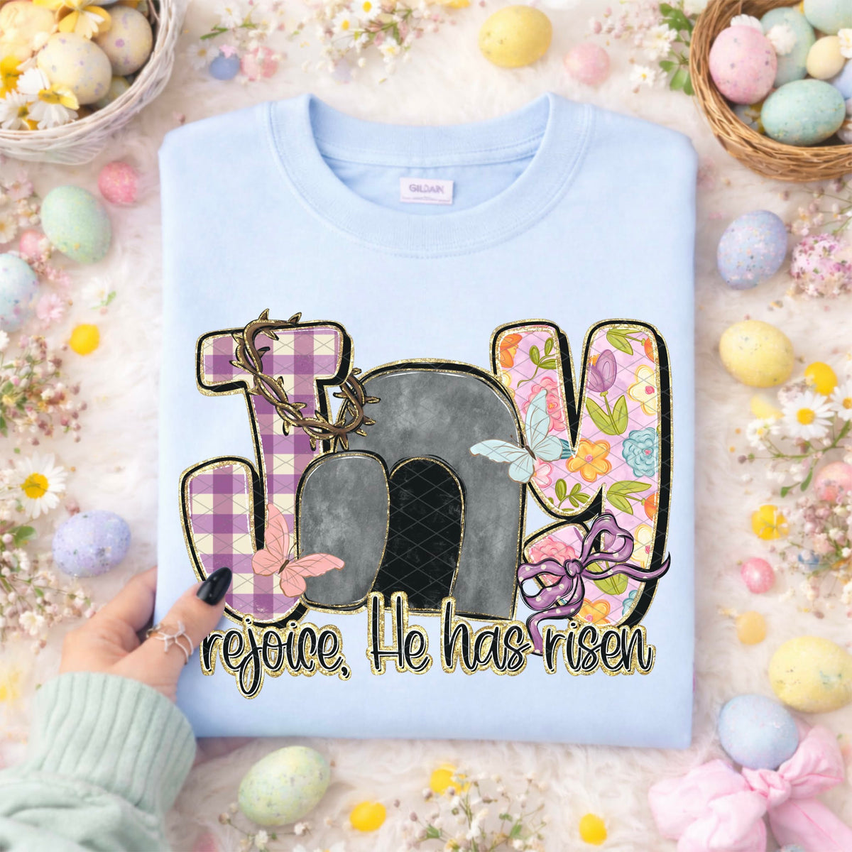 Joy rejoice tomb (SDD) DTF Transfer