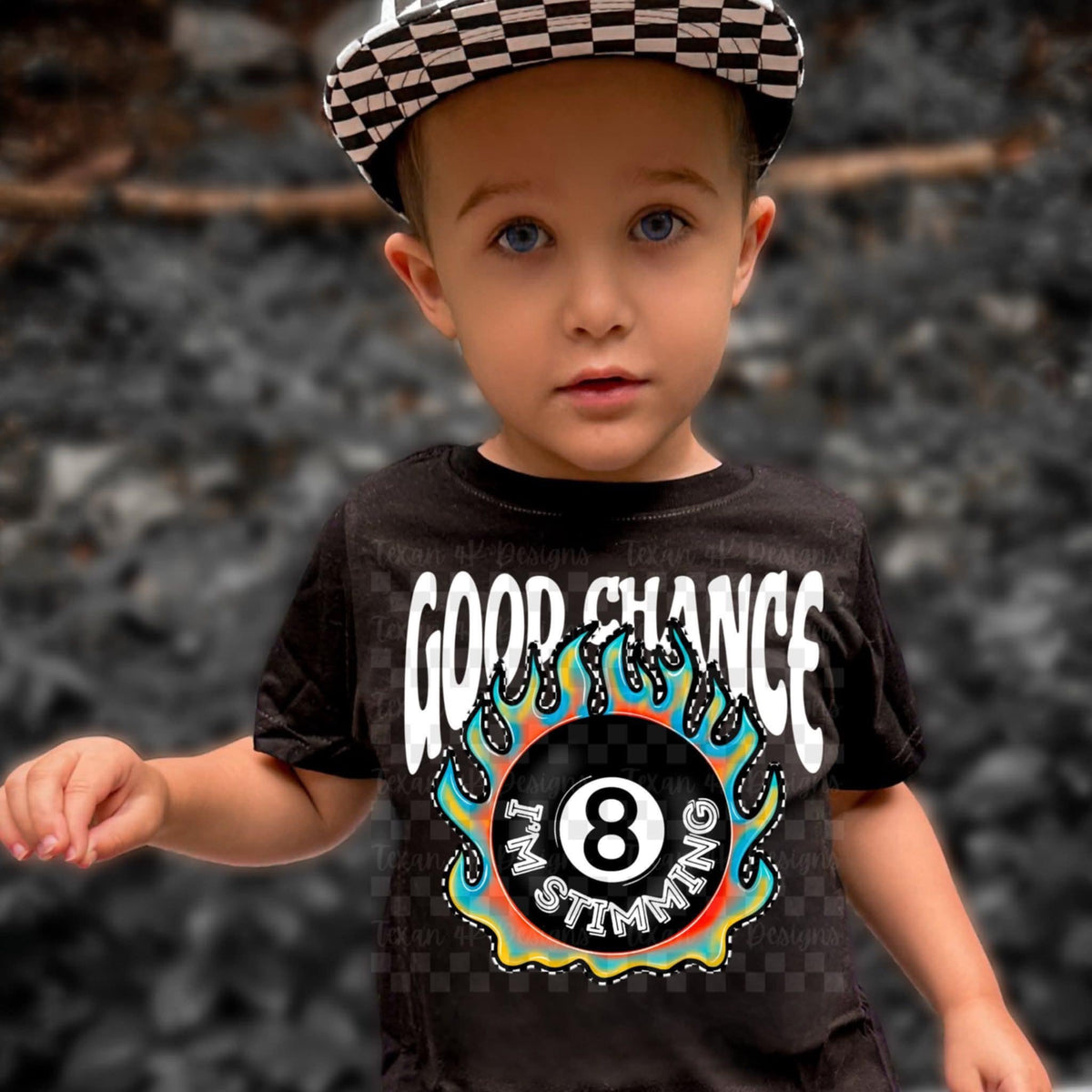 Good chance I’m stimming white font (Texan) 109322 DTF transfer