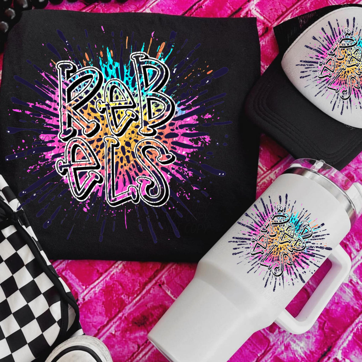 Colorful Burst Mascots (City)