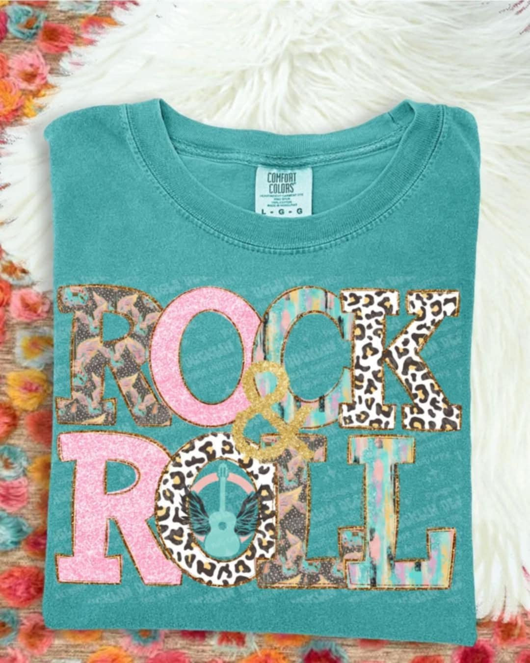 Rock & roll (UD) 99577 DTF transfer