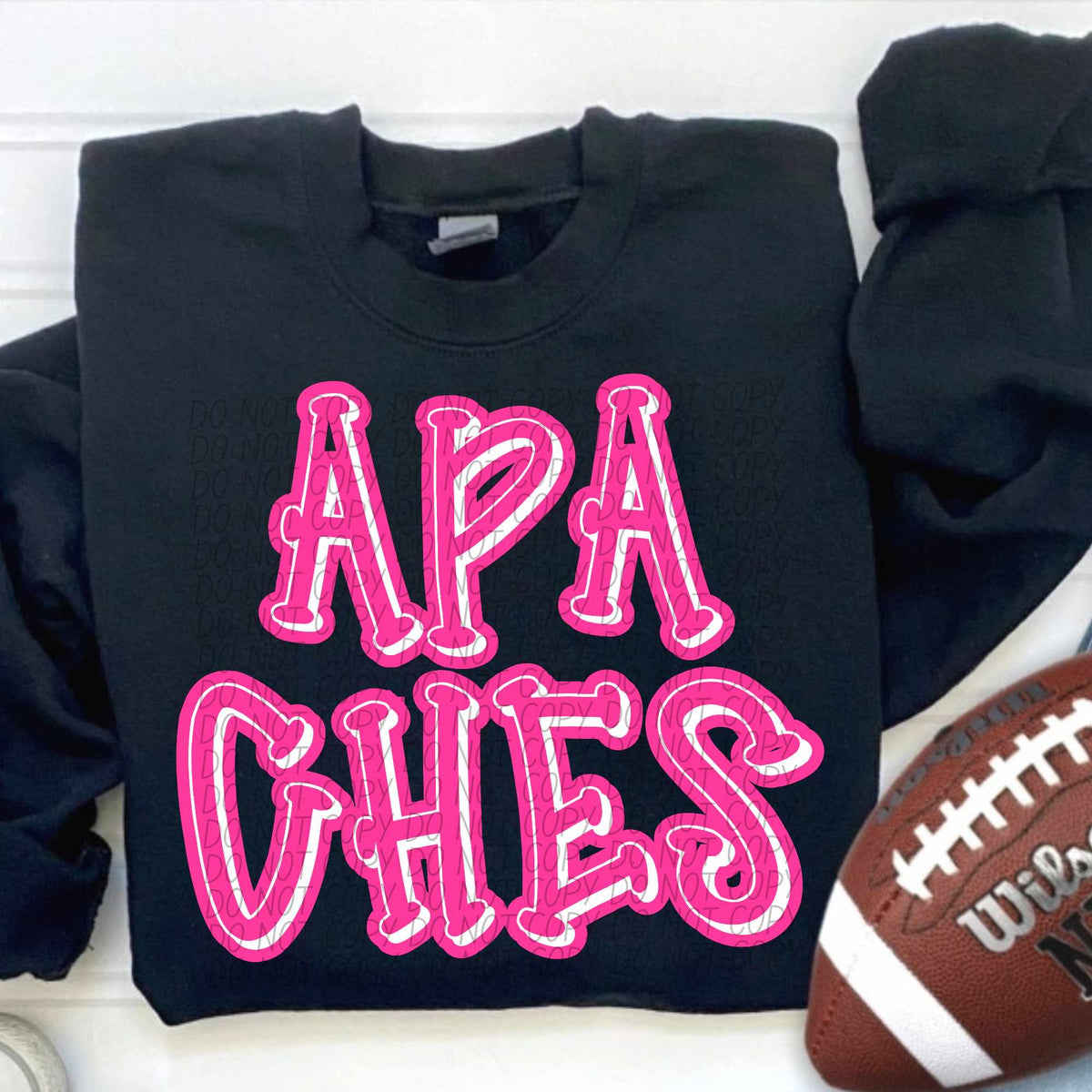 Apaches hot pink 55404 DTF transfer