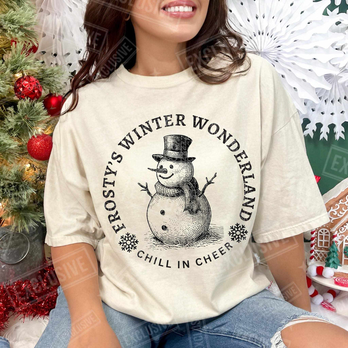 Frosty’s winter wonderland exclusive (HW) 60162 DTF transfer