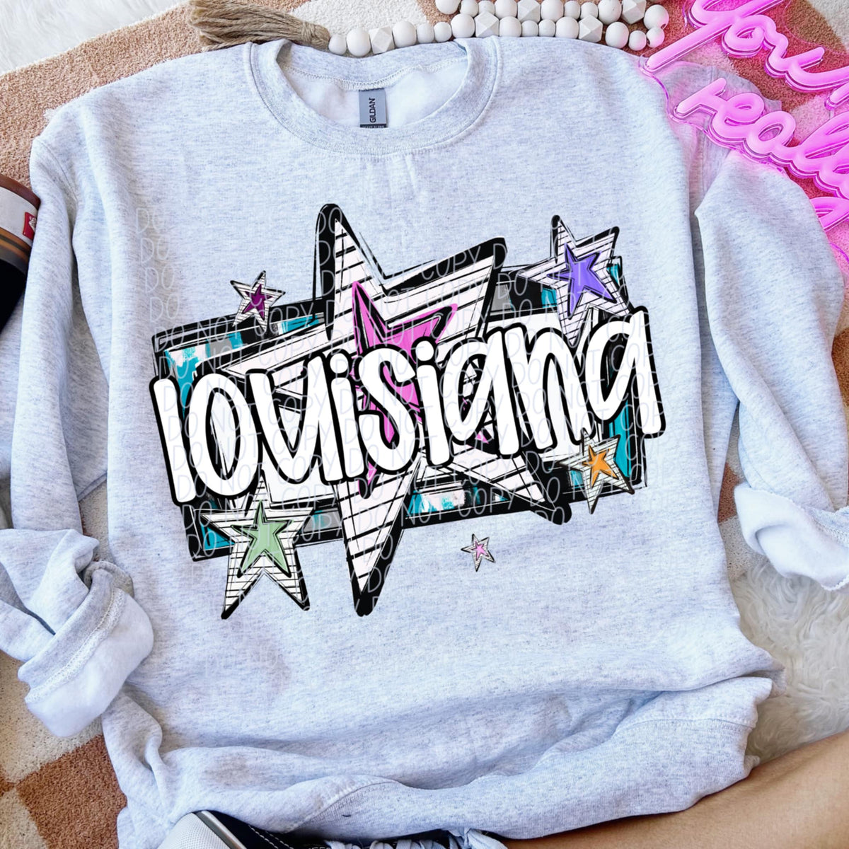 Louisiana stars (CITY) 85417 DTF transfer