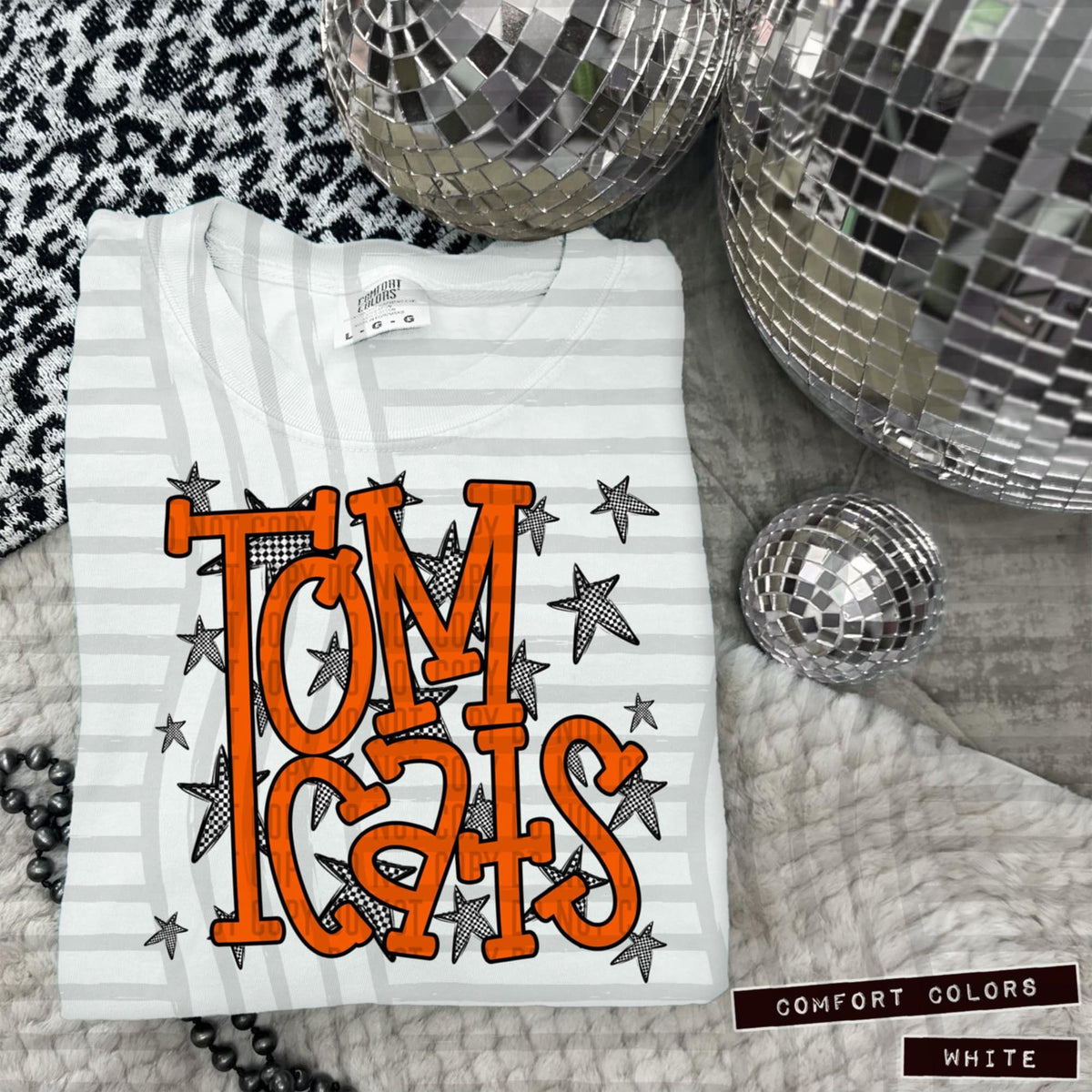 Orange Staggered Mascots (Caplinger)