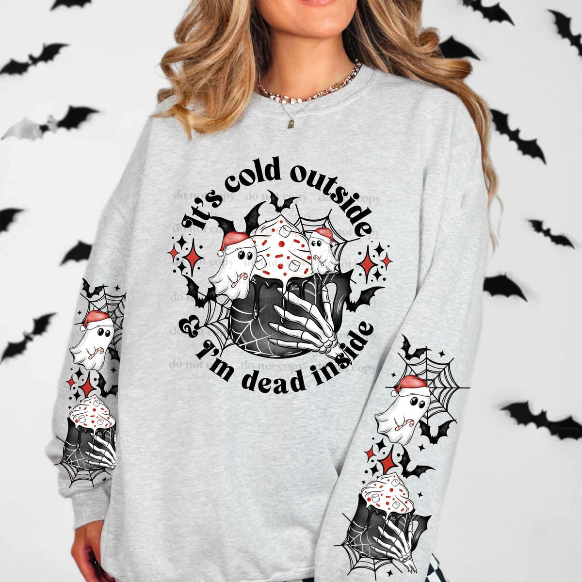 It’s cold outside & I’m dead inside BLACK FRONT (CSC) 55618 DTF transfer