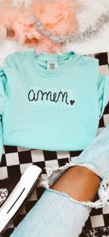Amen handwriting 95116 DTF transfer