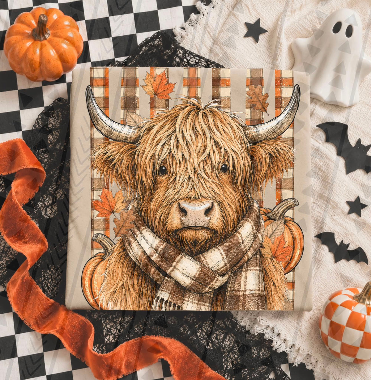 Highland flannel stripes (Kai) DTF Transfer