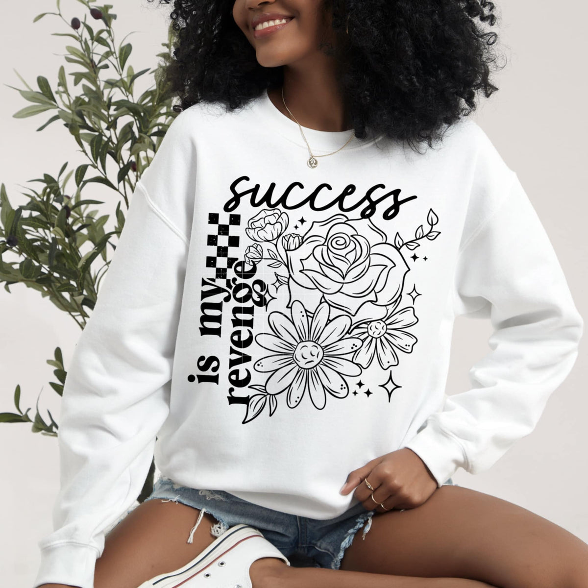Success is my revenge black (CSC) 92327 DTF transfer