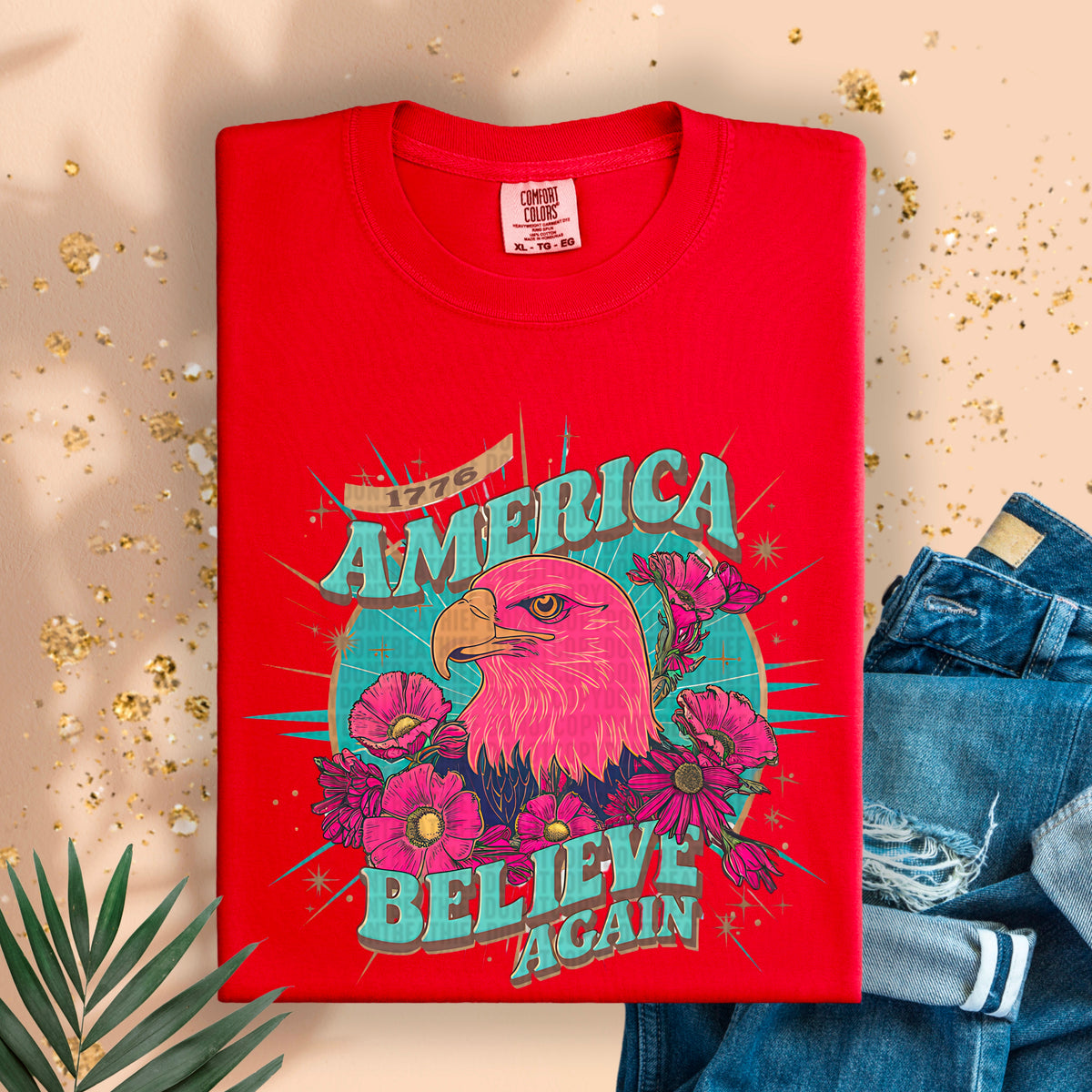 America believe again 95197 DTF transfer