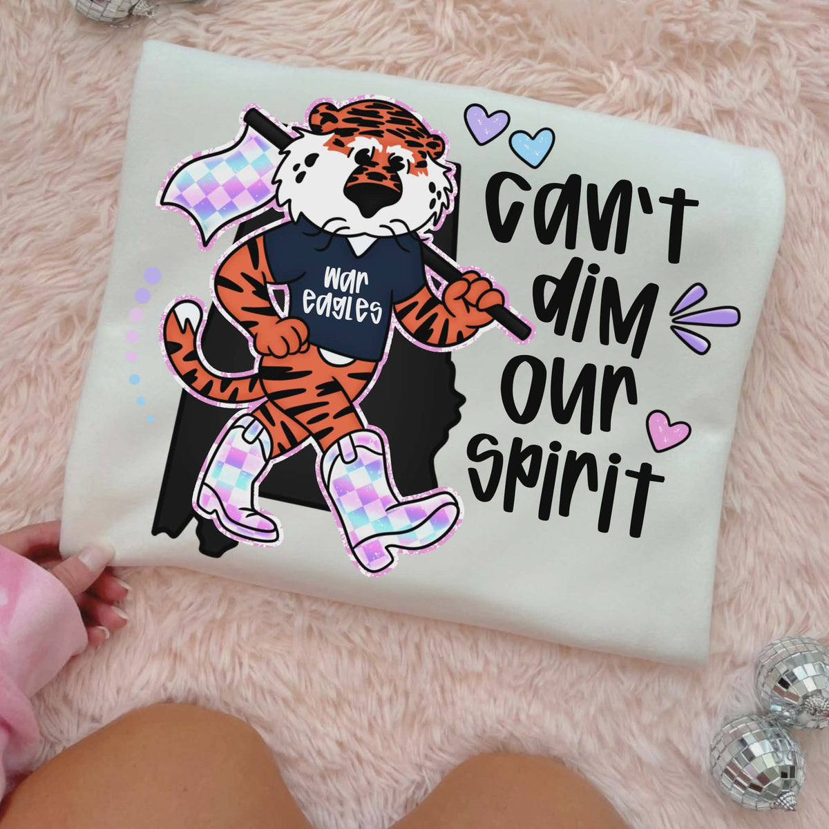 Can’t dim our spirit (CMD) DTF transfer