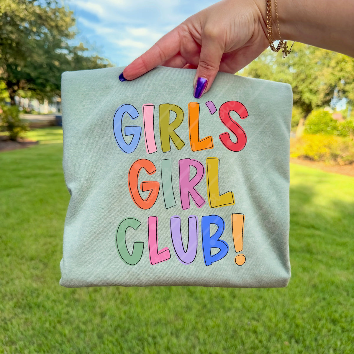 Girls girl club DTF transfer