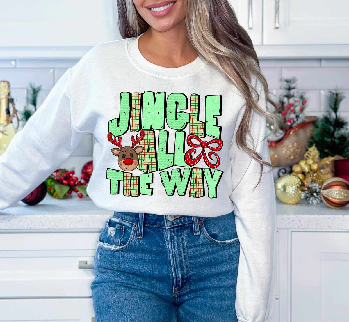 Jingle all the way exclusive 58969 DTF transfer