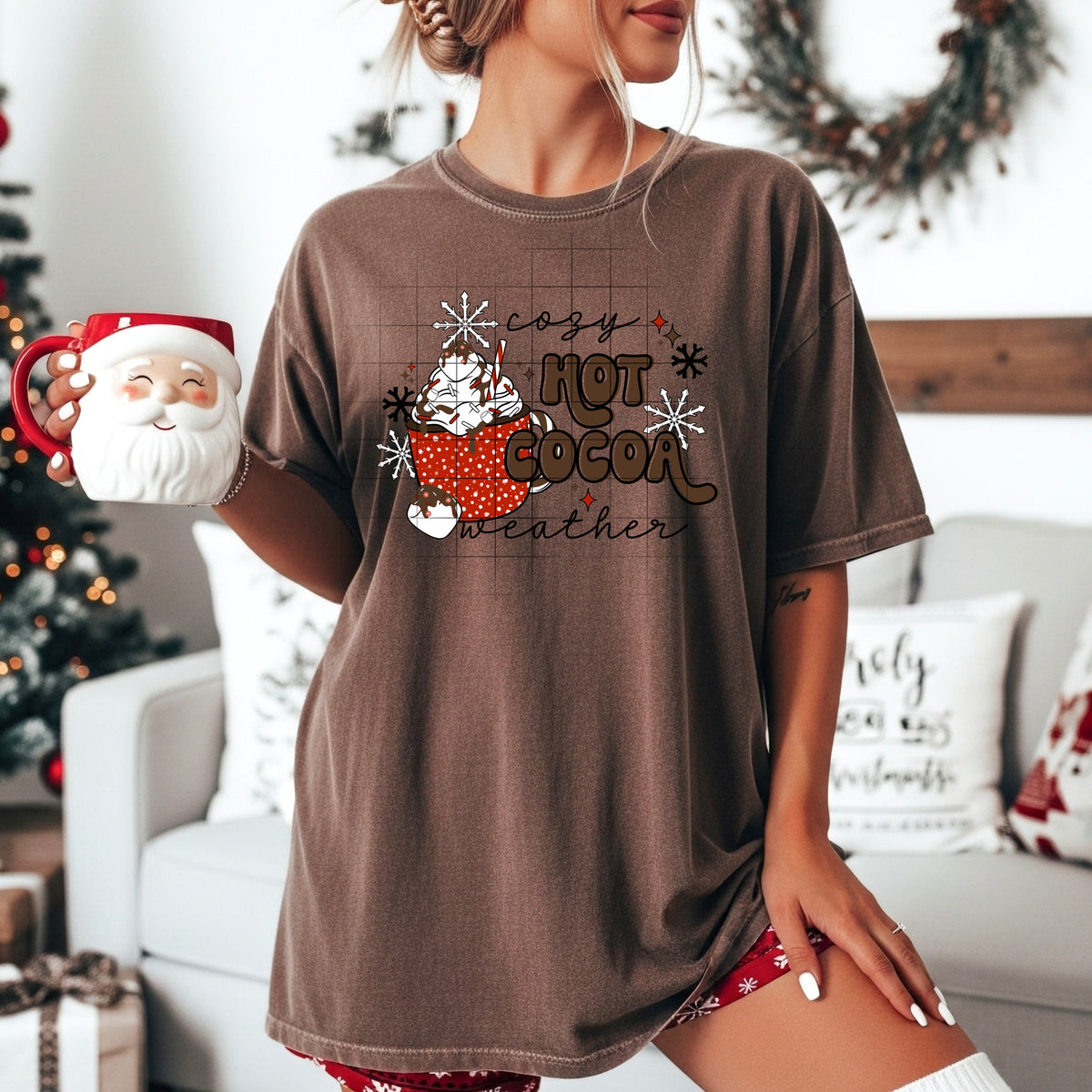 Cozy Hot Cocoa Weather (CSC) DTF Transfer