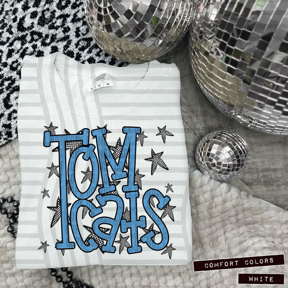 Col Blue Staggered Mascots (Caplinger)