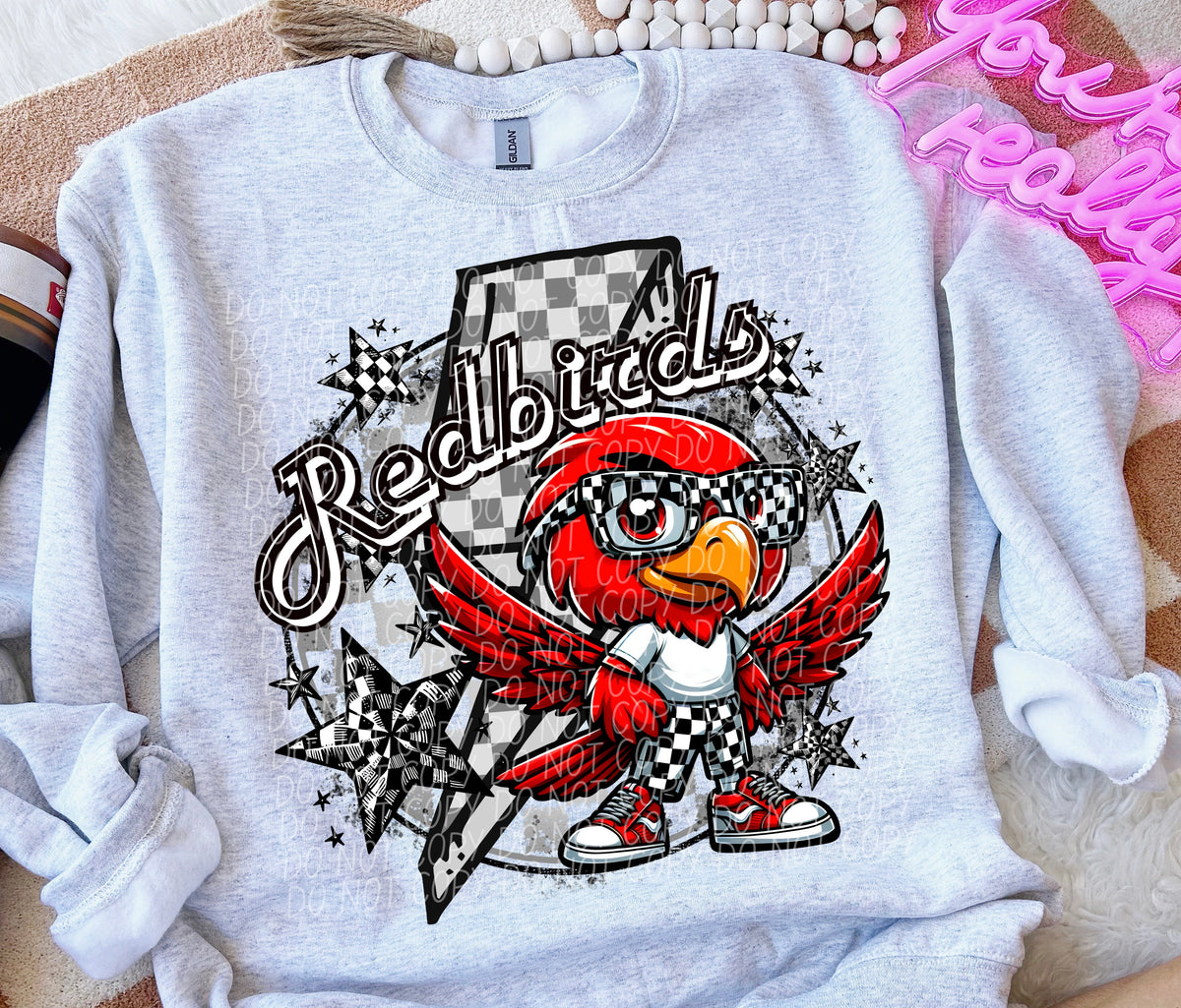 Welcome to our house Red Birds (two wings shirt) 49337 DTF TRANSERS