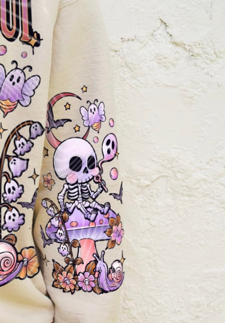 Garden Ghoul Sleeve DTF transfer