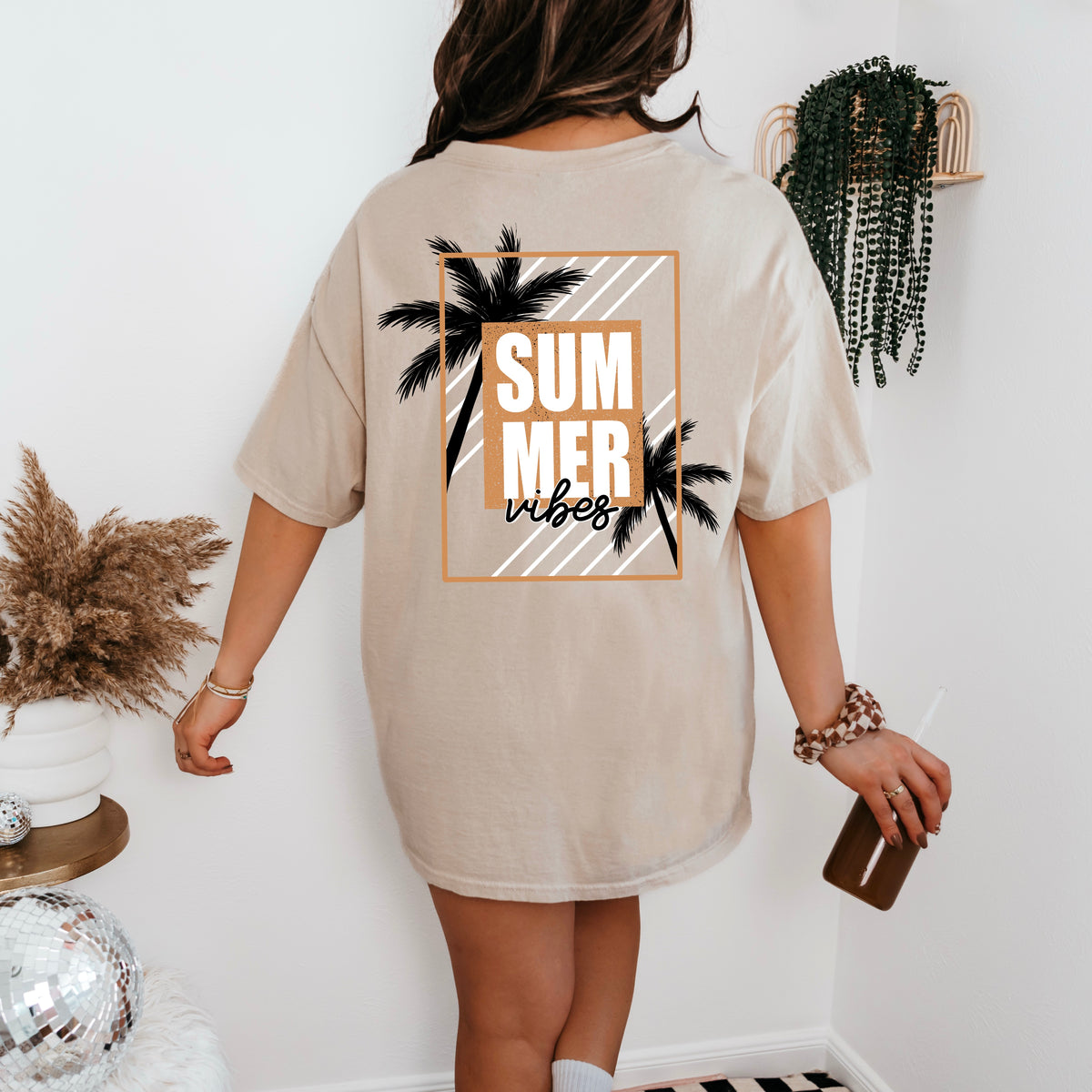 Summer Palm Trees (CSC) DTF transfer