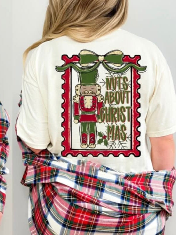 Nuts About Christmas medium skin tone (s&g) DTF transfer