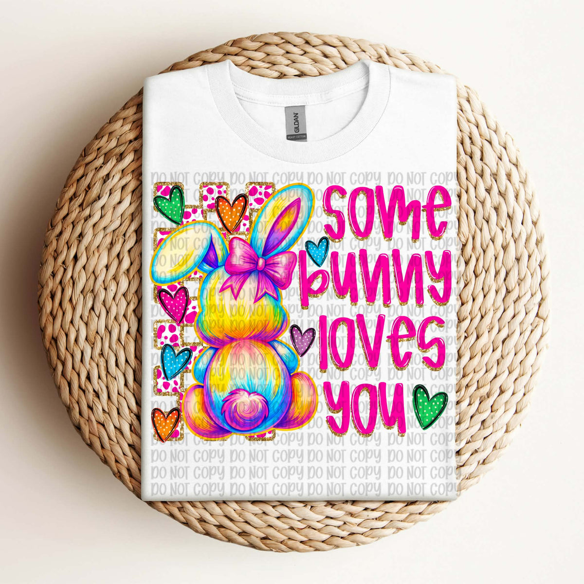 Some bunny loves you (VP) DTF Transfer